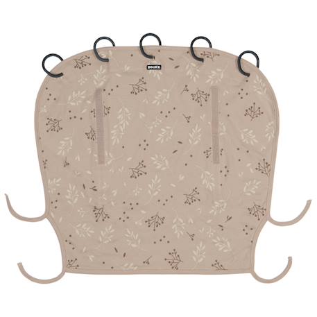 Pare-soleil universel poussette et siège auto uv upf50+ romantic leaves Beige 1 - vertbaudet enfant 