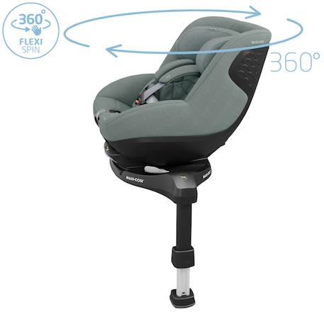 Siège auto pivotant et coulissant pearl 360 pro Authentic black+Authentic blue+Authentic graphite+Authentic green+Authentic grey+Authentic truffle 27 - vertbaudet enfant 