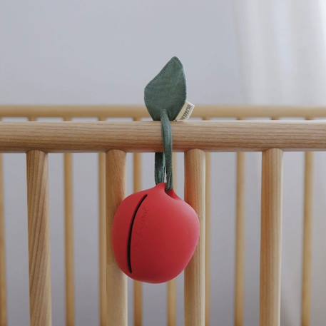 Etui à sucette en caoutchouc 100% naturel pepa la pomme Rouge 4 - vertbaudet enfant 