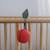 Etui à sucette en caoutchouc 100% naturel pepa la pomme Rouge 4 - vertbaudet enfant 