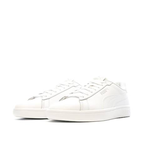 Baskets basses  à lacets Blanc+Noir blanc 6 - vertbaudet enfant 