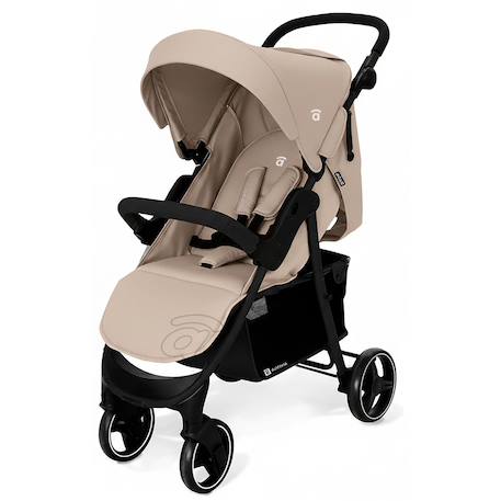 Poussette america 3 Beige+Noir+Rose 1 - vertbaudet enfant 