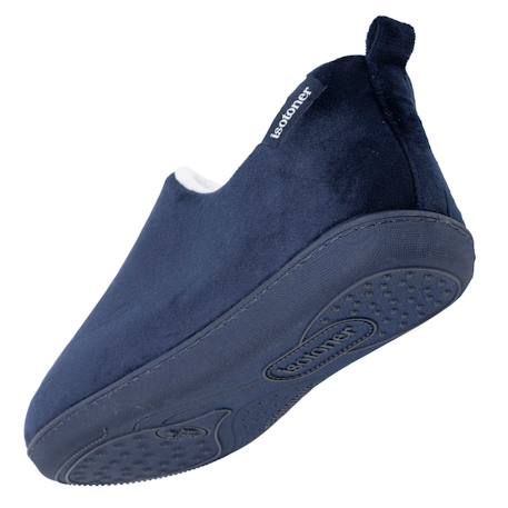 Chaussons bottillons suédine semelle bloup extra confort Camel+Marine 11 - vertbaudet enfant 
