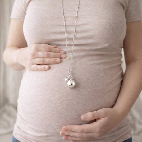Collier bola de grossesse battement de cœur Argent+Or+Rose 2 - vertbaudet enfant 