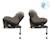 Siège auto pivotant et coulissant pearl 360 pro Authentic black+Authentic blue+Authentic graphite+Authentic green+Authentic grey+Authentic truffle 34 - vertbaudet enfant 