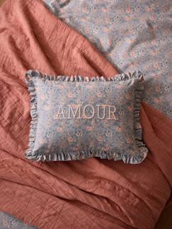Linge de maison et décoration-Décoration-Coussin brodé amour