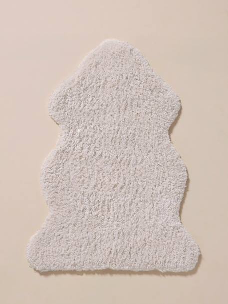 Tapis 'tout doux' Blanc 1 - vertbaudet enfant 