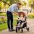 Poussette america 3 Beige+Noir+Rose 2 - vertbaudet enfant 