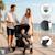 Poussette america 3 Beige+Noir+Rose 15 - vertbaudet enfant 