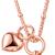 Collier bola de grossesse battement de cœur Or+Rose 6 - vertbaudet enfant 