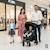 Poussette america 3 Beige+Noir+Rose 8 - vertbaudet enfant 
