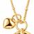 Collier bola de grossesse battement de cœur Or+Rose 3 - vertbaudet enfant 