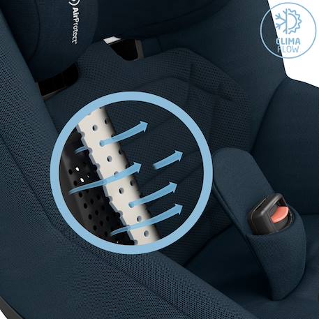 Siège auto pivotant et coulissant pearl 360 pro Authentic black+Authentic blue+Authentic graphite+Authentic green+Authentic grey+Authentic truffle 12 - vertbaudet enfant 