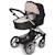 Pare-soleil universel poussette et siège auto uv upf50+ romantic leaves Beige 2 - vertbaudet enfant 