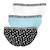 Lot de 3 culottes Smileyworld Bleu-print+Rose-print 2 - vertbaudet enfant 