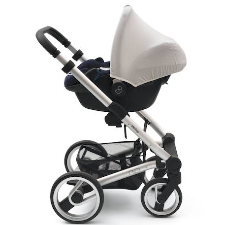 Hoody protection solaire pour poussette et siège auto san marino Blanc 2 - vertbaudet enfant 
