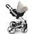 Hoody protection solaire pour poussette et siège auto san marino Blanc 2 - vertbaudet enfant 