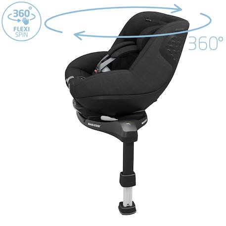 Siège auto pivotant et coulissant pearl 360 pro Authentic black+Authentic blue+Authentic graphite+Authentic green+Authentic grey+Authentic truffle 3 - vertbaudet enfant 