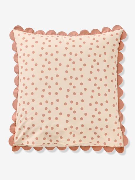 Parure housse de couette et taie d'oreiller rose imprimé 6 - vertbaudet enfant 