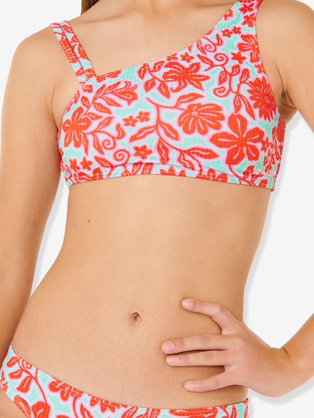 Maillot de bain 2 pièces Sunshine Squad fille framboise 4 - vertbaudet enfant 
