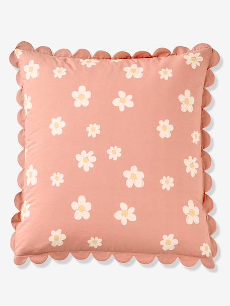 Parure housse de couette et taie d'oreiller rose imprimé 5 - vertbaudet enfant 