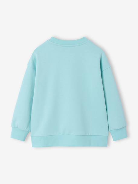 Sweat col rond manches longues jaune pâle+mangue+vert d'eau 17 - vertbaudet enfant 