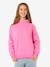 Sweat à capuche fille rose 1 - vertbaudet enfant 