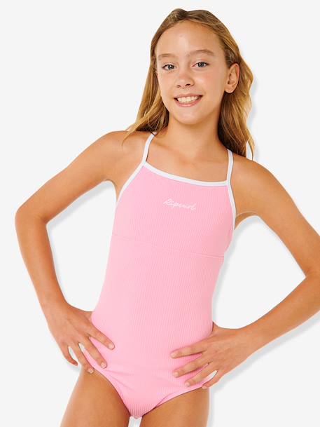 Maillot de bain une pièce fille rose 2 - vertbaudet enfant 