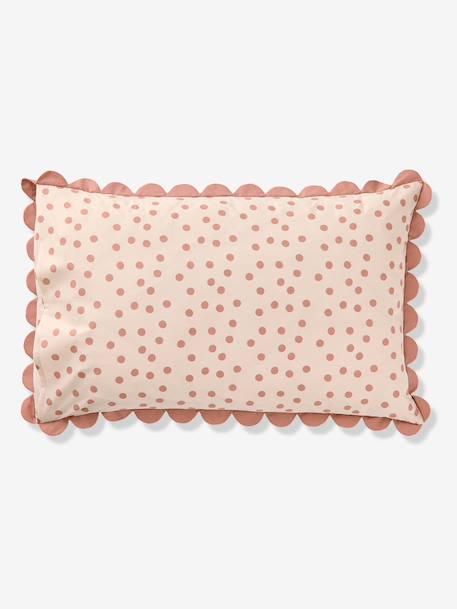 Parure housse de couette et taie d'oreiller rose imprimé 8 - vertbaudet enfant 