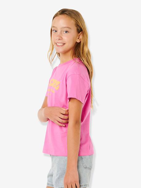 Tee shirt manches courtes fille rose 4 - vertbaudet enfant 