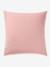Parure housse de couette et taie d'oreiller unie vert sauge+vieux rose 10 - vertbaudet enfant 
