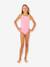 Maillot de bain une pièce fille rose 1 - vertbaudet enfant 