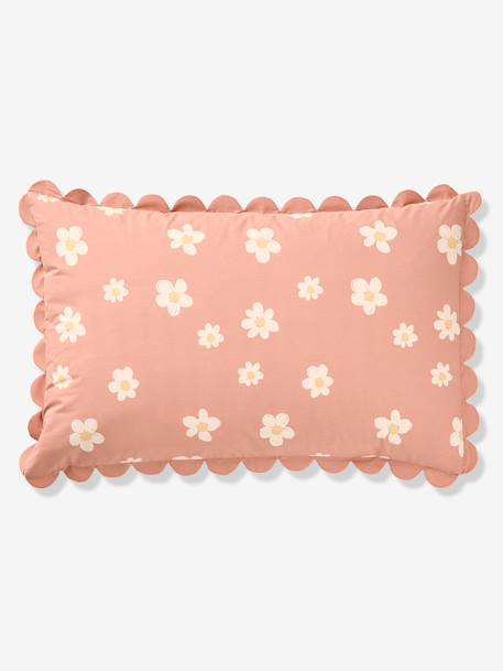 Parure housse de couette et taie d'oreiller rose imprimé 7 - vertbaudet enfant 