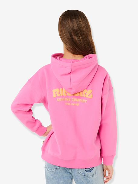 Sweat à capuche fille rose 3 - vertbaudet enfant 