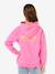 Sweat à capuche fille rose 3 - vertbaudet enfant 