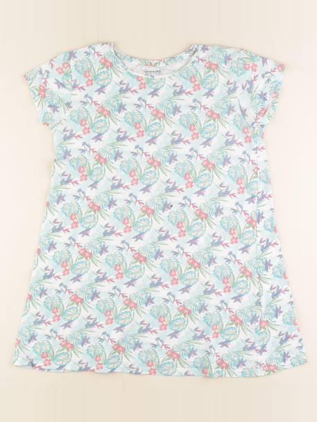 Robe coton - 10 ans Multicolore 1 - vertbaudet enfant 