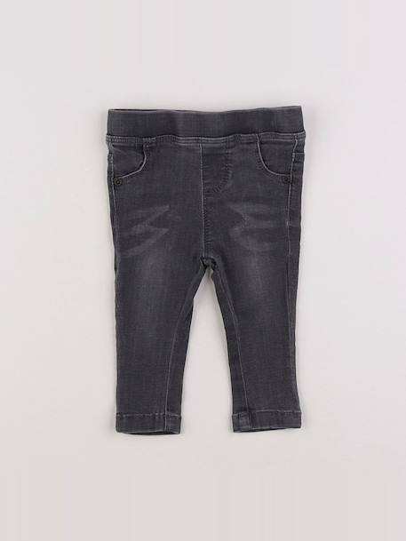 Jegging - 6 mois Gris 1 - vertbaudet enfant 