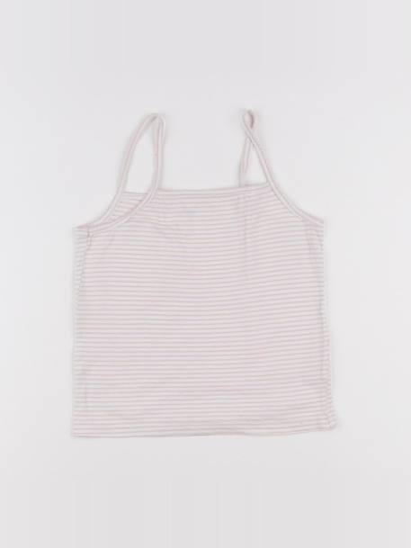Maillot de corps - 8 ans Blanc, rose 1 - vertbaudet enfant 