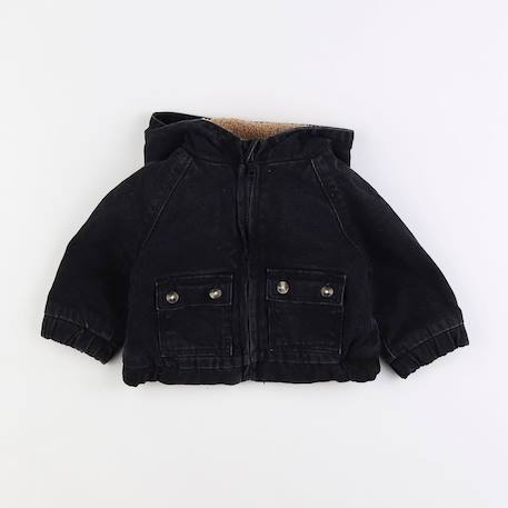Veste doublé - 6 mois Noir 1 - vertbaudet enfant 