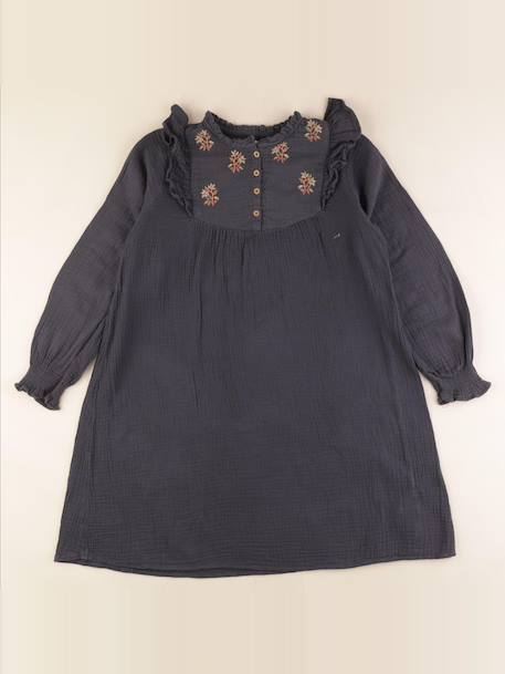 Robe - 12 ans Gris 1 - vertbaudet enfant 