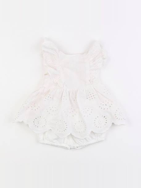 Robe - 3 mois Blanc 1 - vertbaudet enfant 