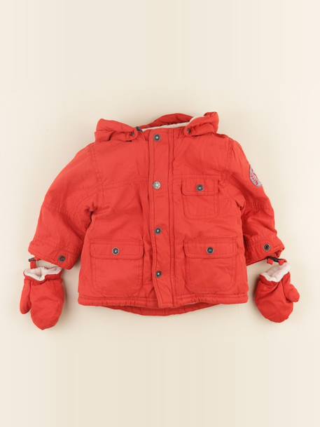 Doudoune - 6 mois Rouge 1 - vertbaudet enfant 