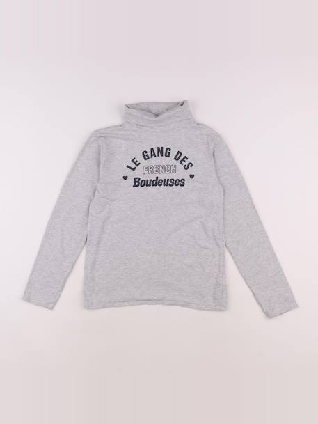 Sous-pull - 10 ans Gris 1 - vertbaudet enfant 