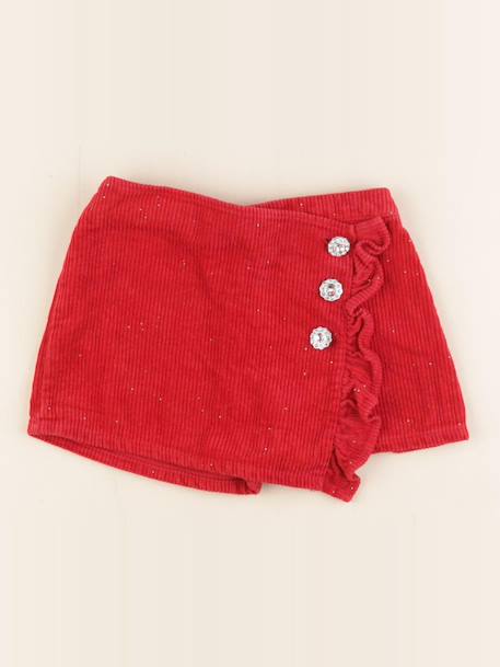 Jupe short - 3 ans Rouge 1 - vertbaudet enfant 