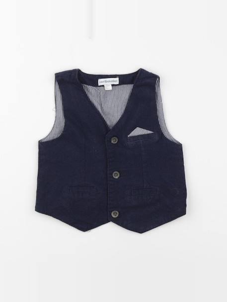 Gilet - 9 mois Bleu 1 - vertbaudet enfant 