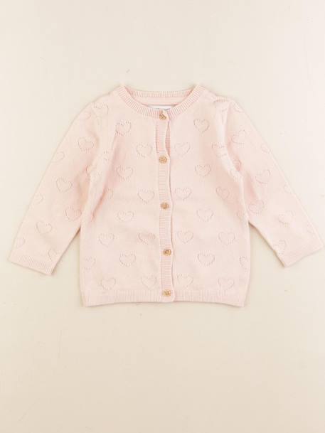 Gilet - 12 mois Rose 1 - vertbaudet enfant 