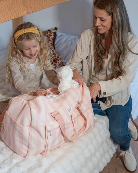 Sac de voyage enfant polyester Bleu+Rose 10 - vertbaudet enfant 