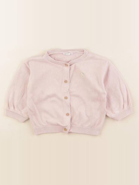 Gilet - 12 mois Rose 1 - vertbaudet enfant 