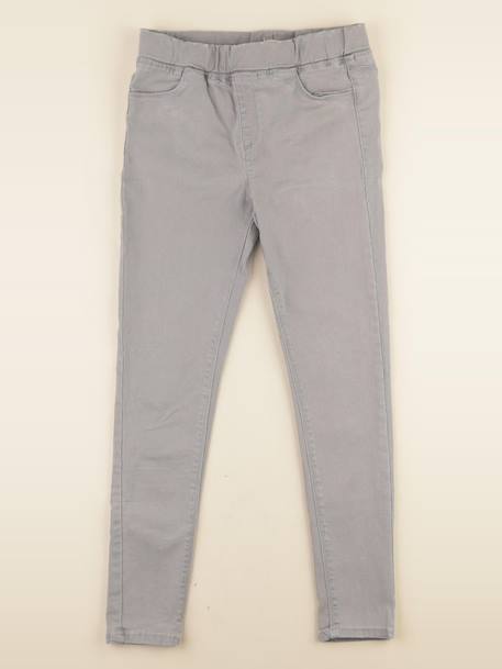 Jegging - 10 ans Gris 1 - vertbaudet enfant 