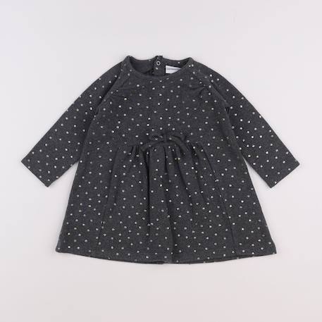 Robe - 18 mois Gris 1 - vertbaudet enfant 